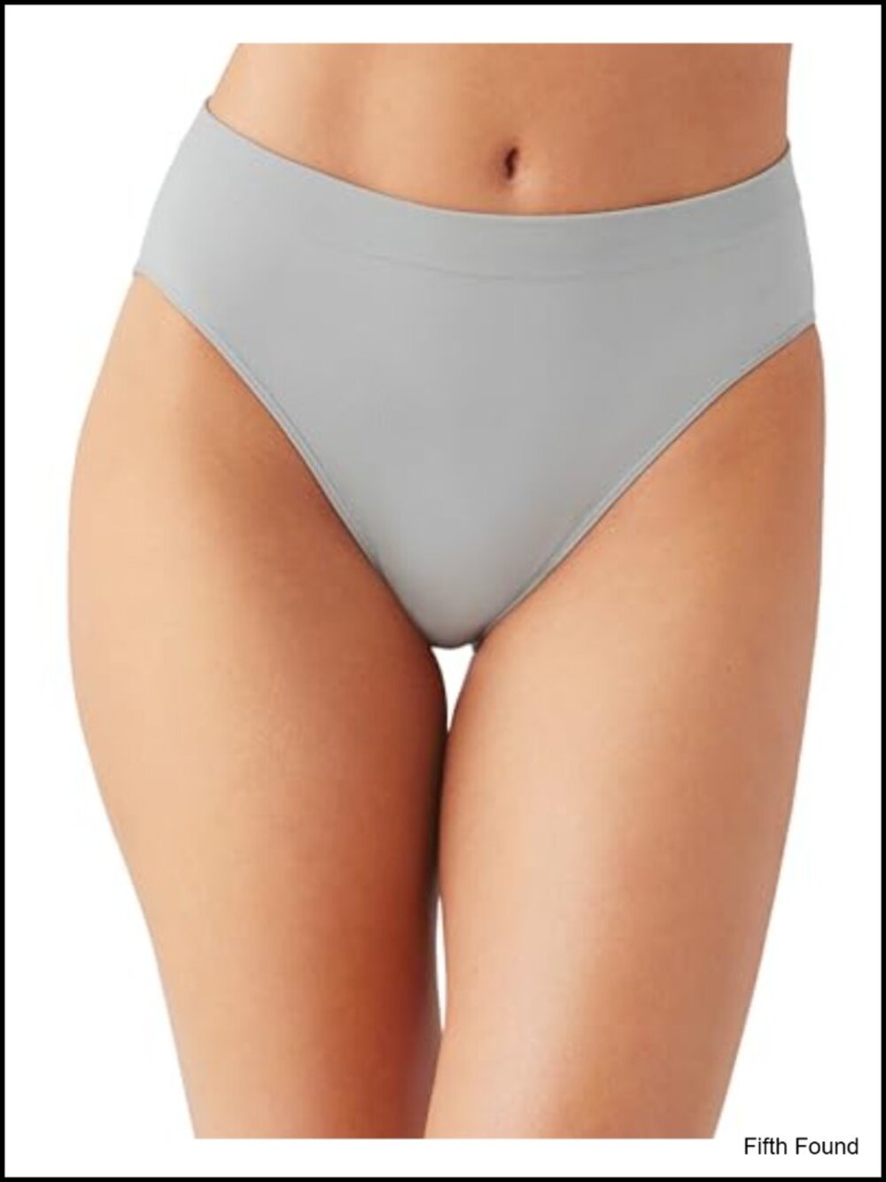 Seamless Hi-Cut Brief Panty Moderate Coverage Stretch